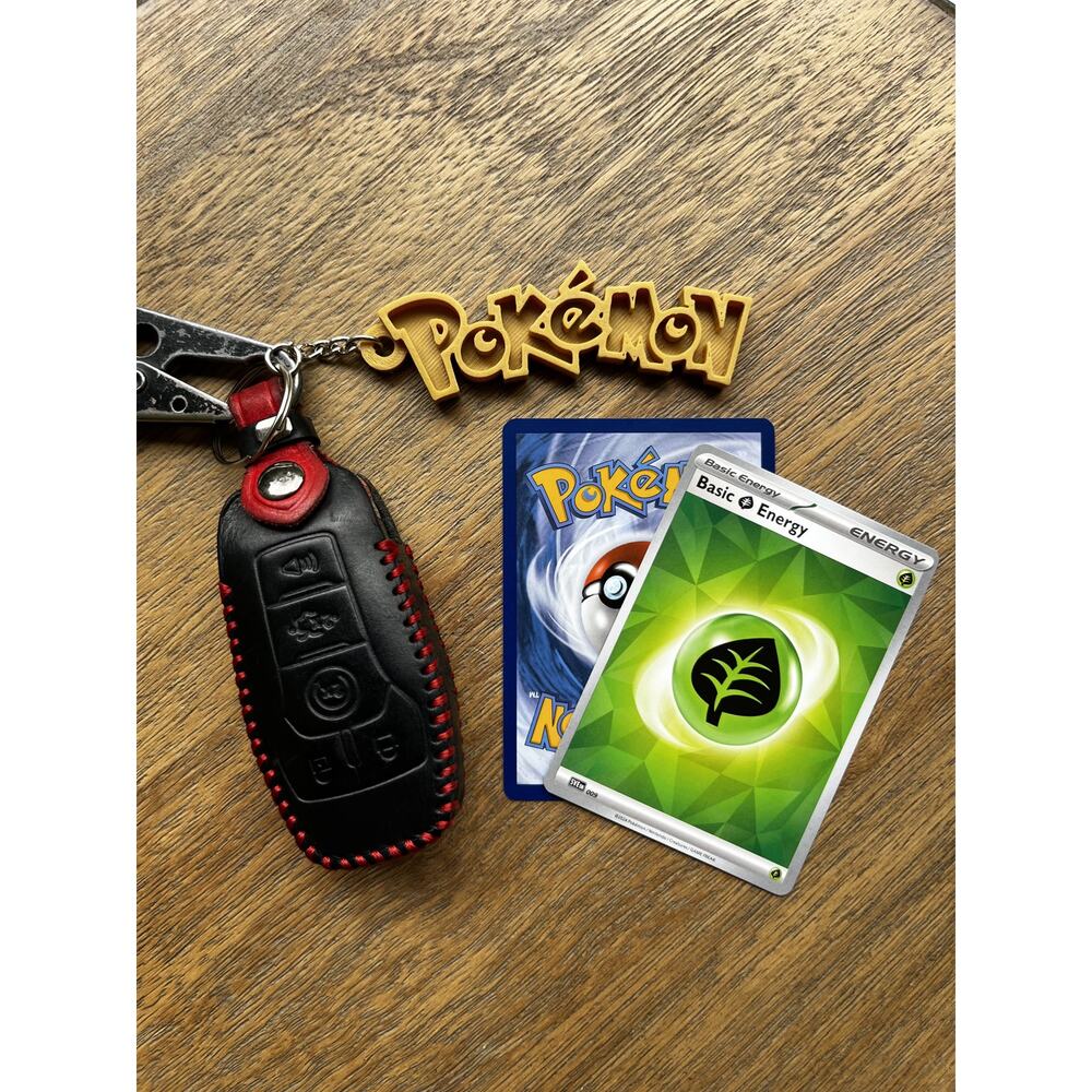 Pokémon-Inspired Keychain | Muted Gold | 3D Printed Collectible